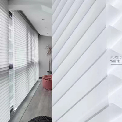 Белая Shangrila Blind ткань и полиэфирные волокна идеальное сочетание для стилизации мягкой комнаты