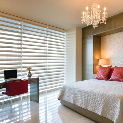 Долговечная мягкая обивка прочная Shangrila Blind ткань для 16-20-26-38-45 мм